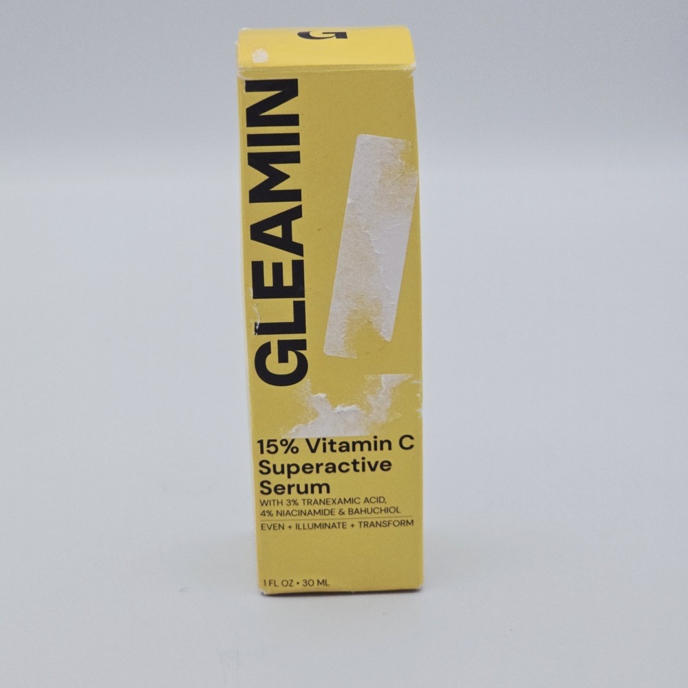 Gleamin 15% Vitamin C Superactive Serum 30ml - BRAND NEW IN BOX